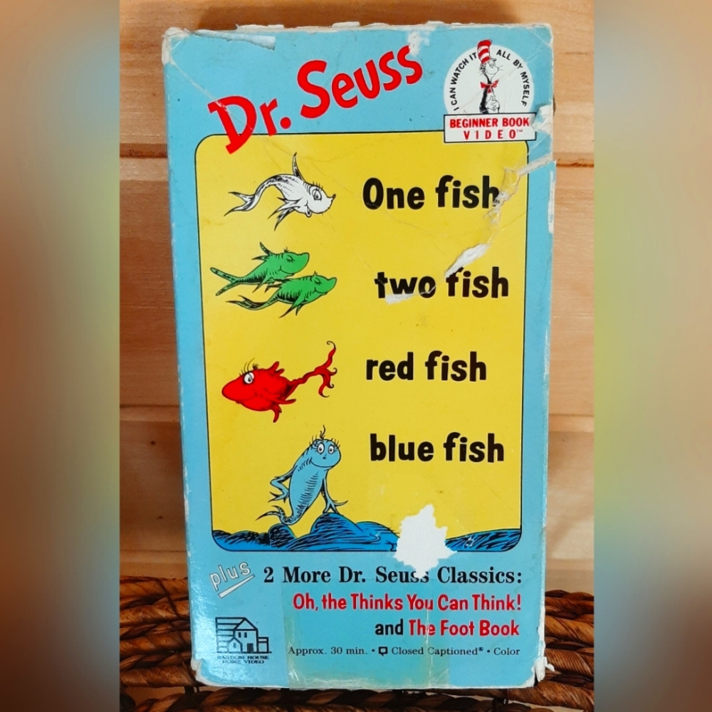 Vintage Dr. Seuss VHS Movie 1989